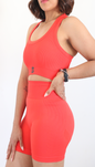 Conjunto Desportivo Feminino 2 Peças – Top + Calções